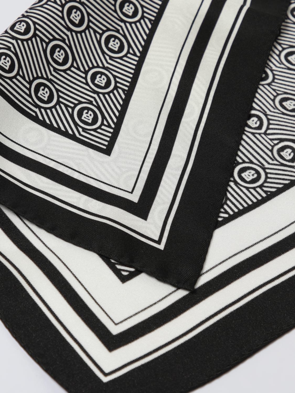 DOLCE & GABBANA POCKET SQUARE: Tie men Dolce & Gabbana, Black - Img 3