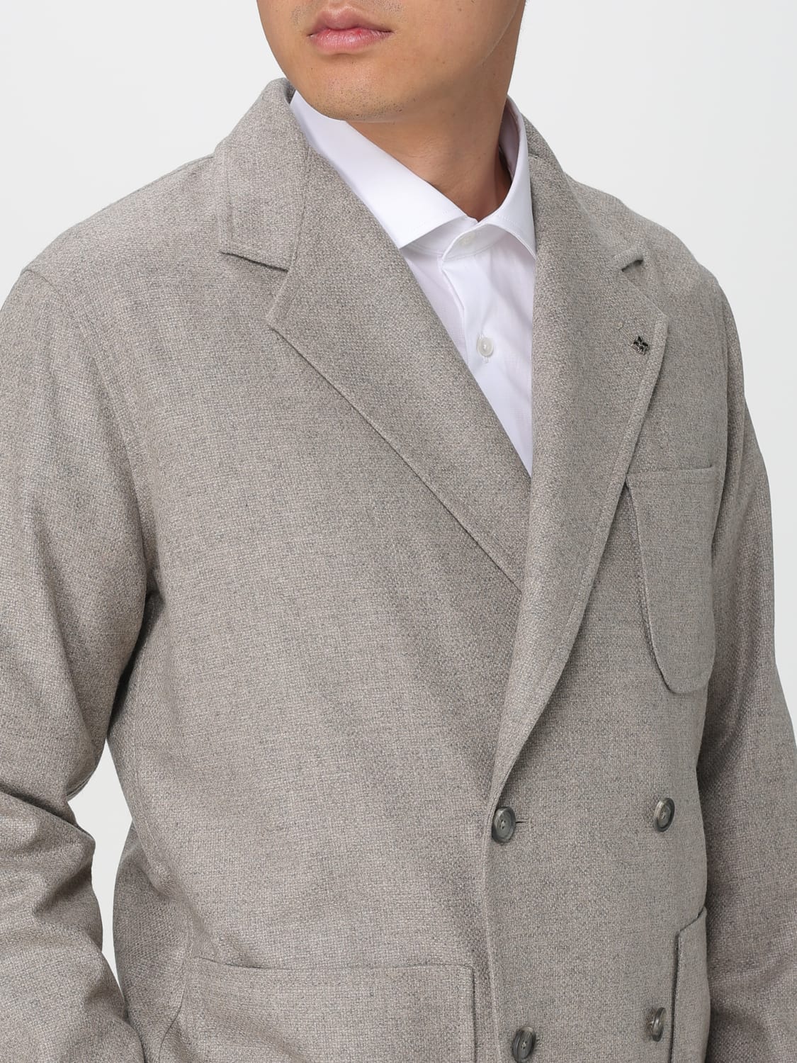 TAGLIATORE JACKET: Blazer men Tagliatore, Dove Grey - Img 4
