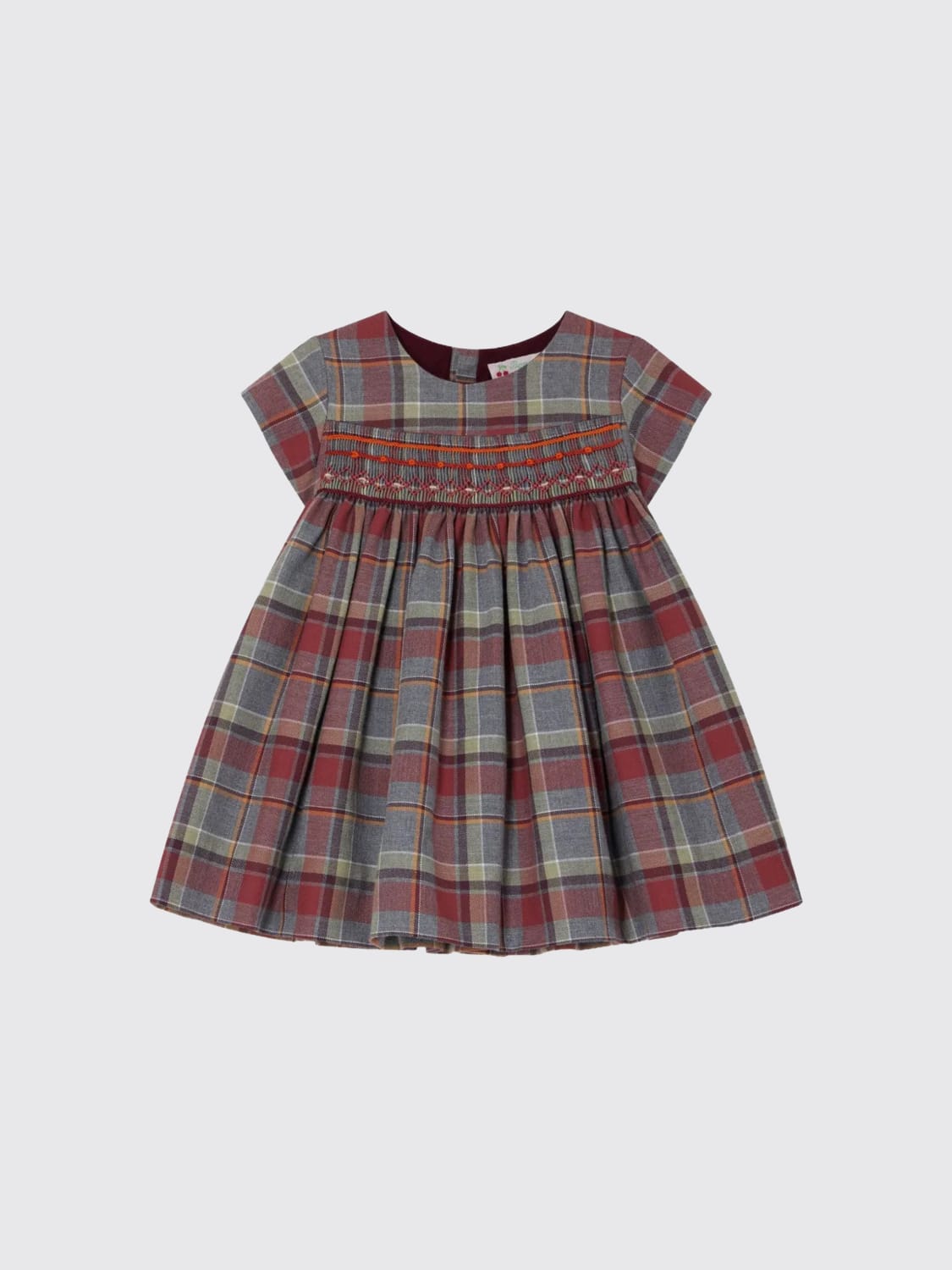 BONPOINT ROMPER: Romper kids Bonpoint, Burgundy - Img 1