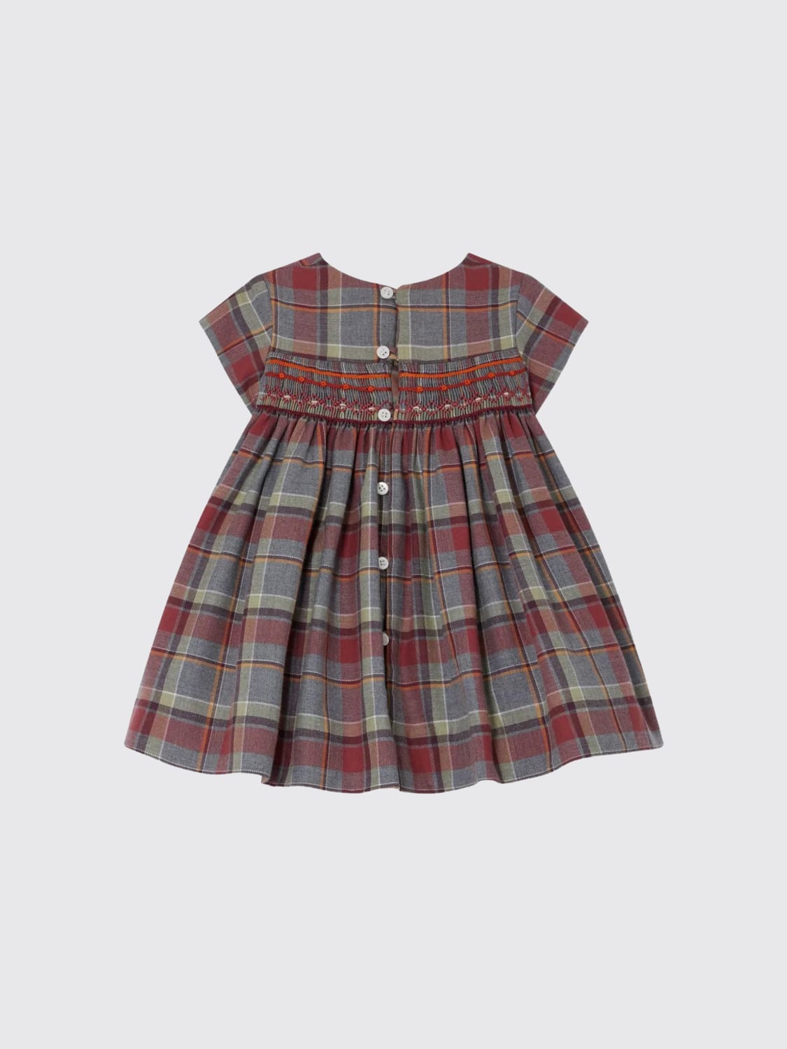 BONPOINT ROMPER: Romper kids Bonpoint, Burgundy - Img 2