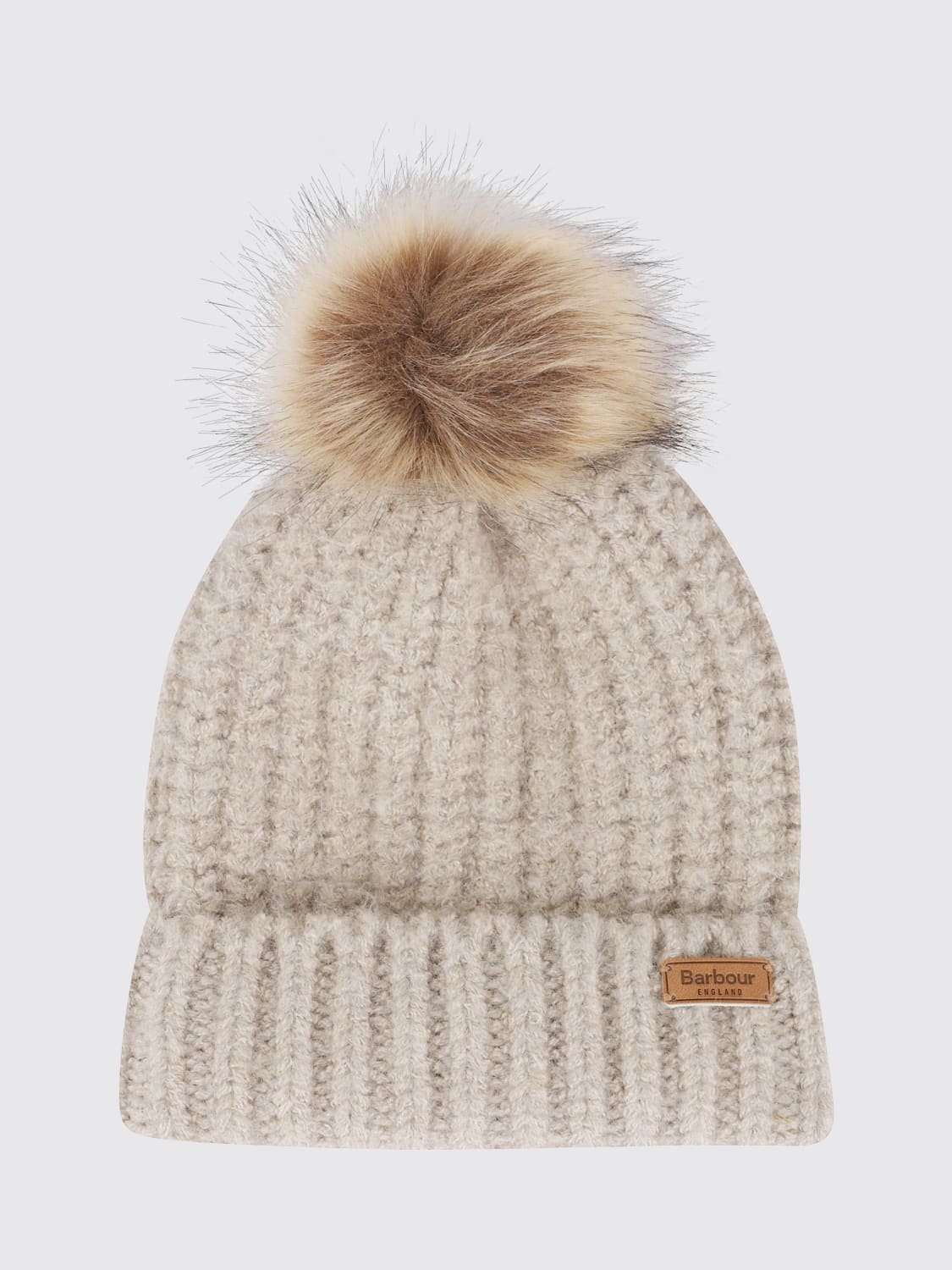 BARBOUR CAPPELLO: Set cappello + sciarpa Barbour in lana , Fantasia - Img 3