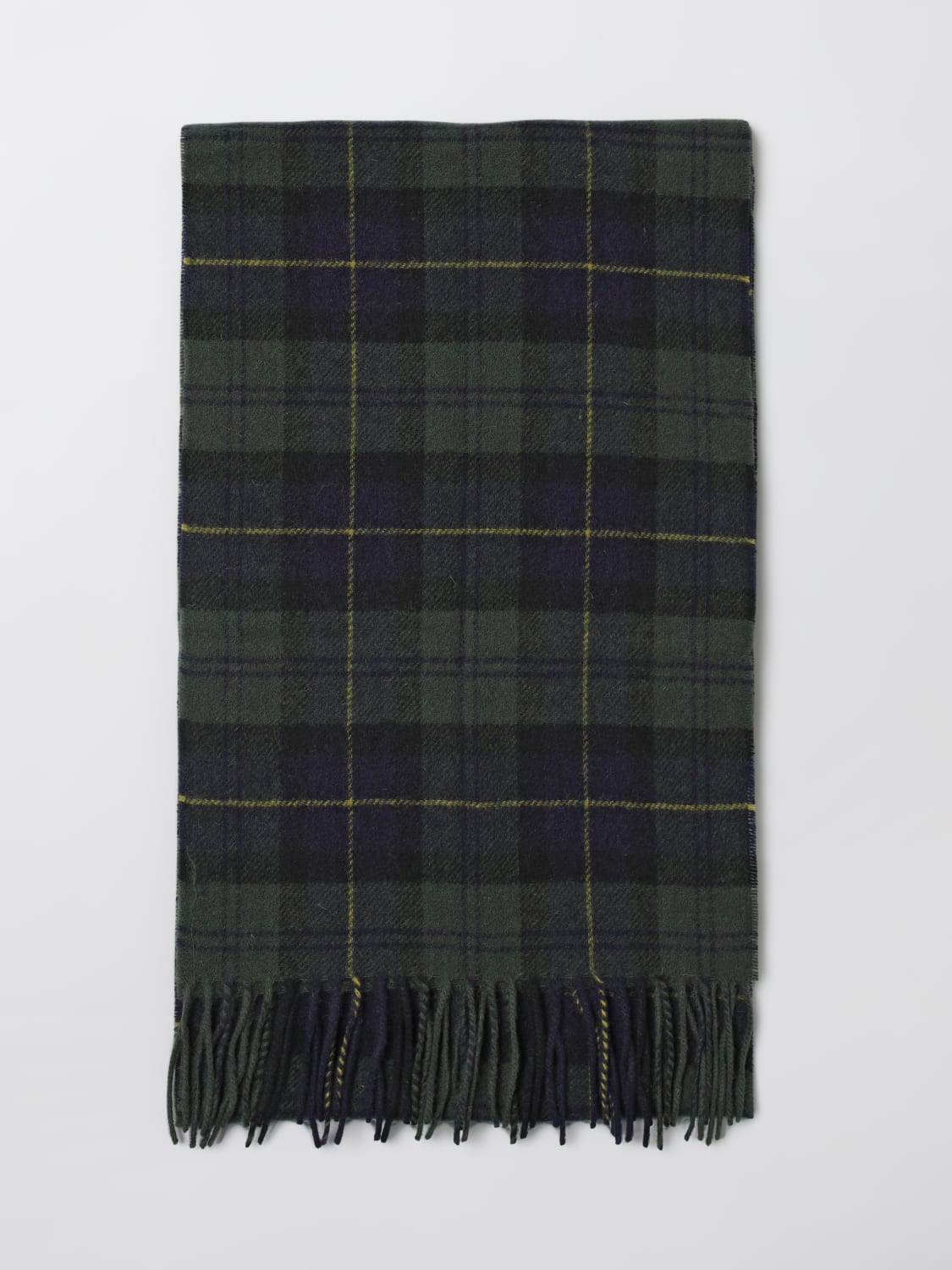 BARBOUR SCARF: Scarf men Barbour, Forest Green - Img 1