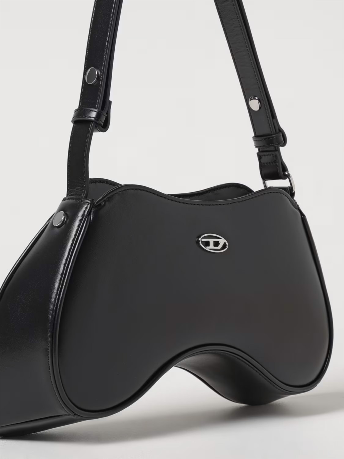 DIESEL SHOULDER BAG: Shoulder bag woman Diesel, Black - Img 4