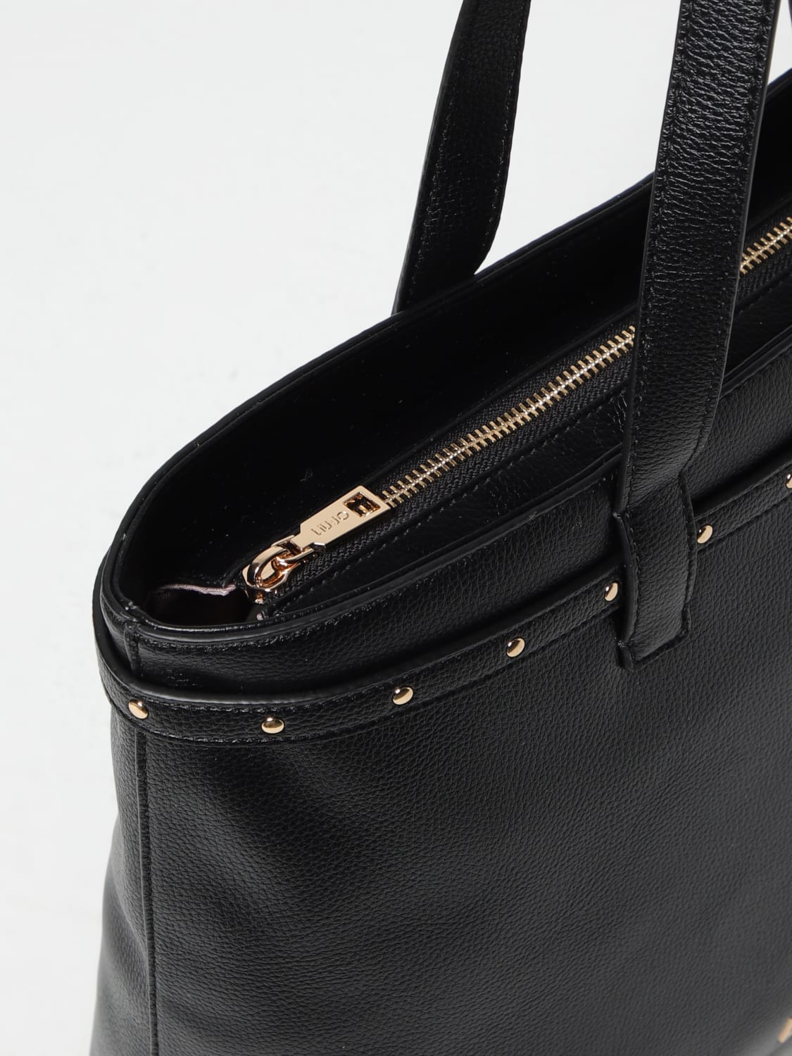 LIU JO BORSA TOTE: Borsa Liu Jo in pelle sintetica a grana , Nero - Img 3