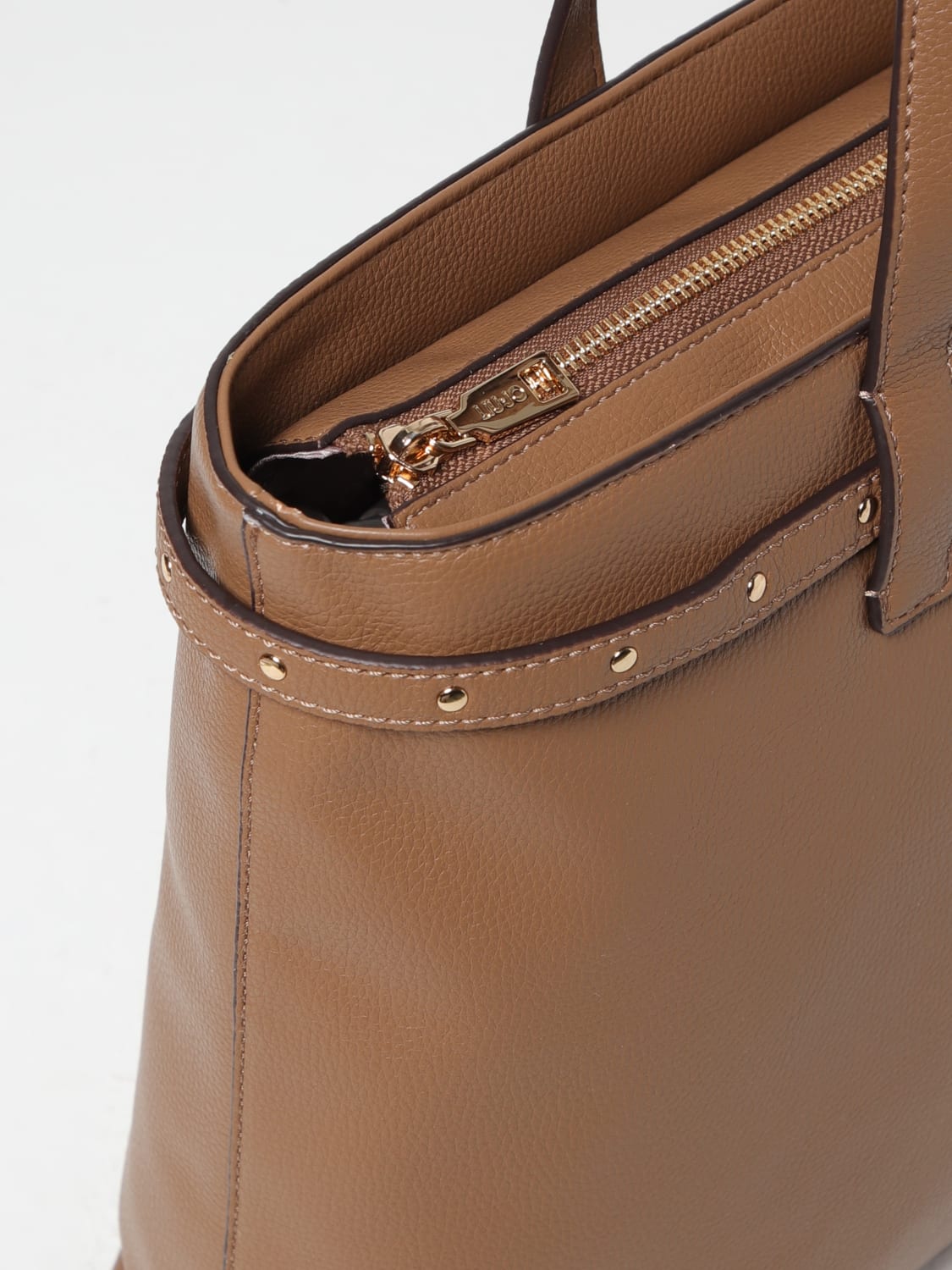 LIU JO BORSA TOTE: Borsa Liu Jo in pelle sintetica a grana , Beige - Img 3