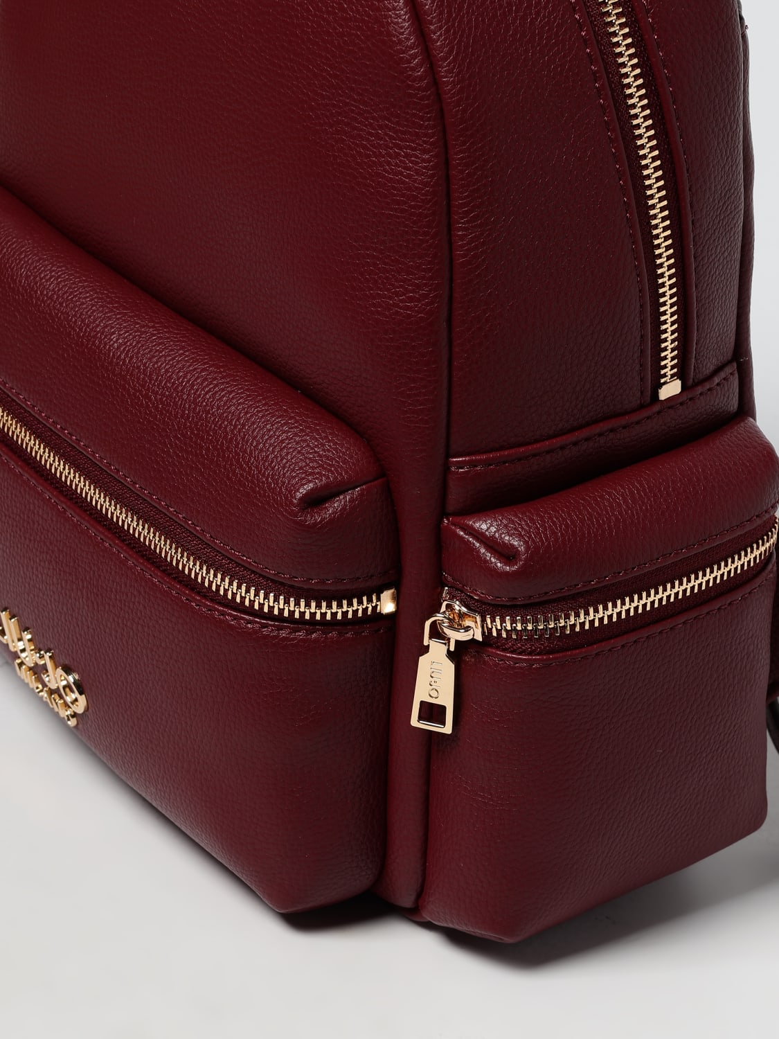 LIU JO ZAINO: Zaino Evrim Liu Jo in pelle sintetica a grana, Rosso - Img 3