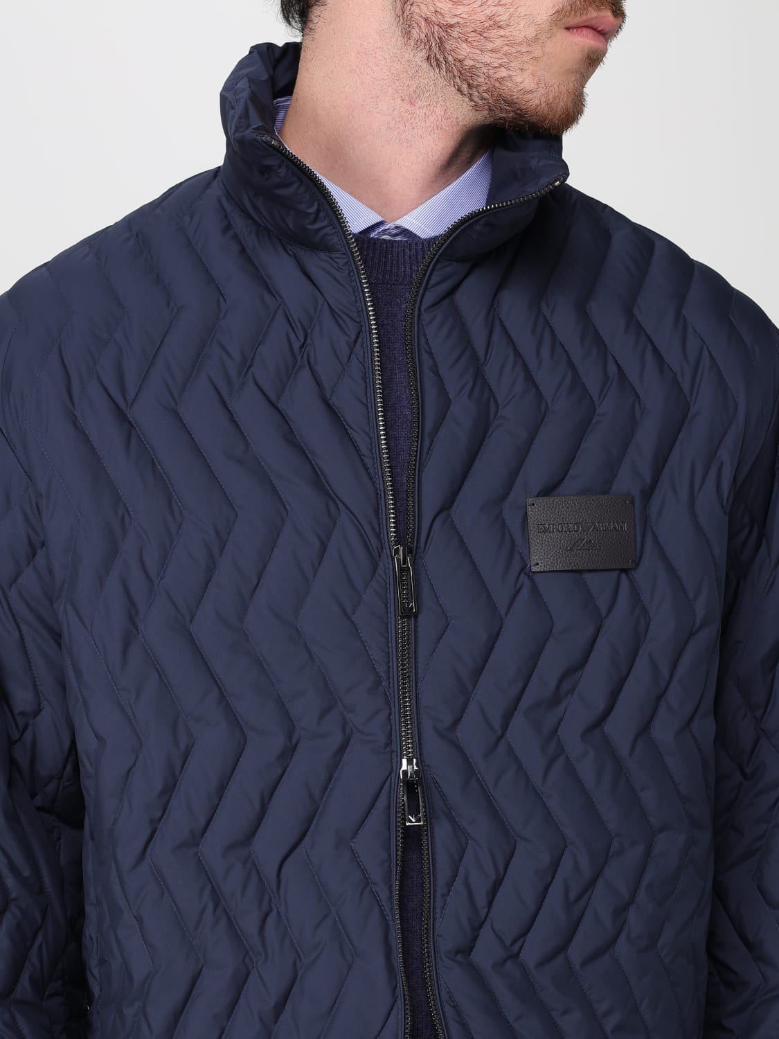 EMPORIO ARMANI JACKET: Jacket men Emporio Armani, Blue - Img 4