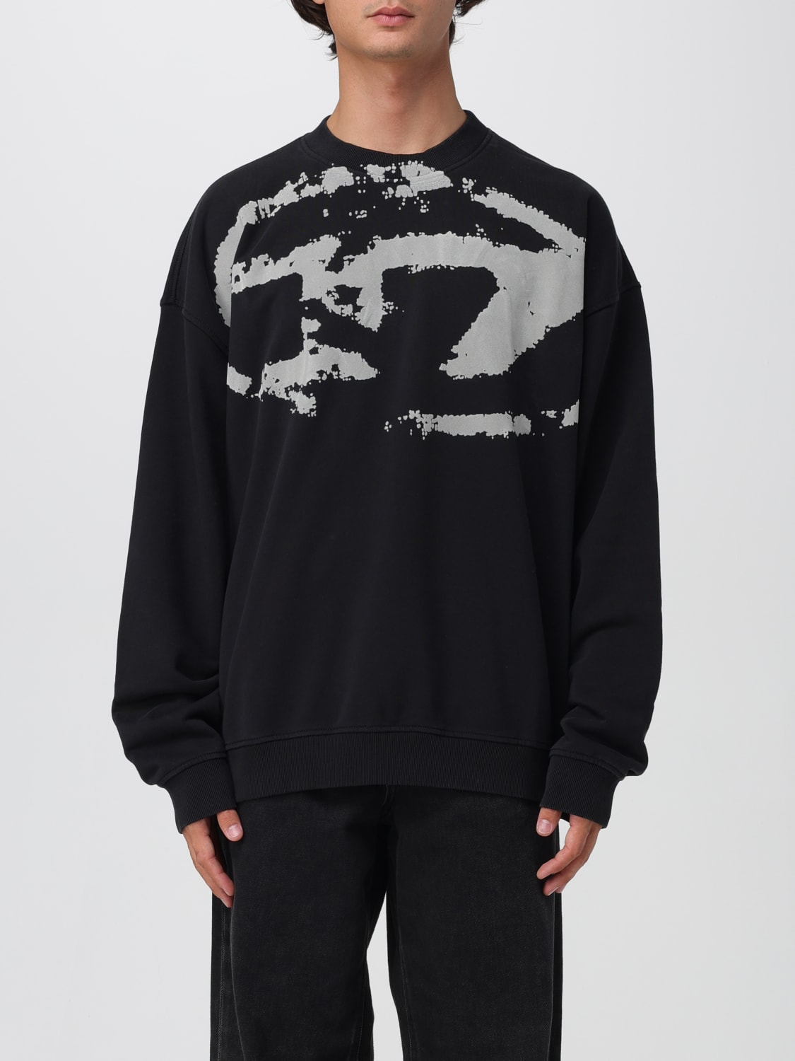 DIESEL SWEATSHIRT: Sweatshirt men Diesel, Black - Img 1