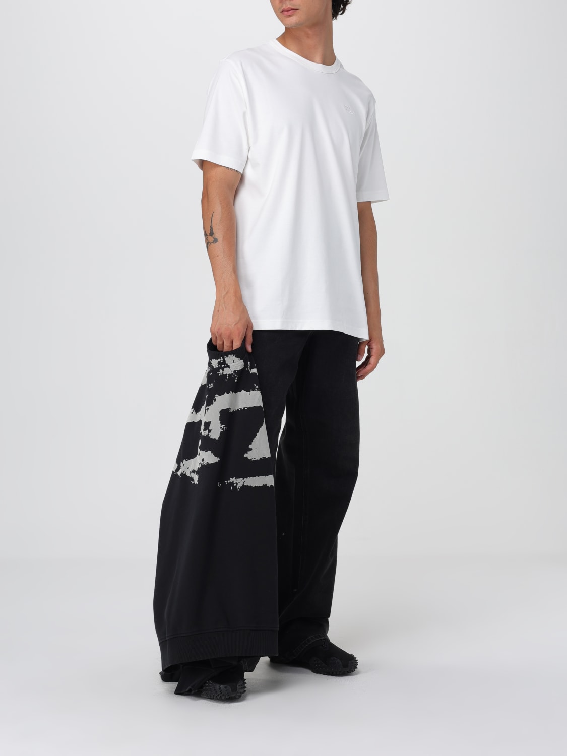 DIESEL SWEATSHIRT: Sweatshirt men Diesel, Black - Img 2