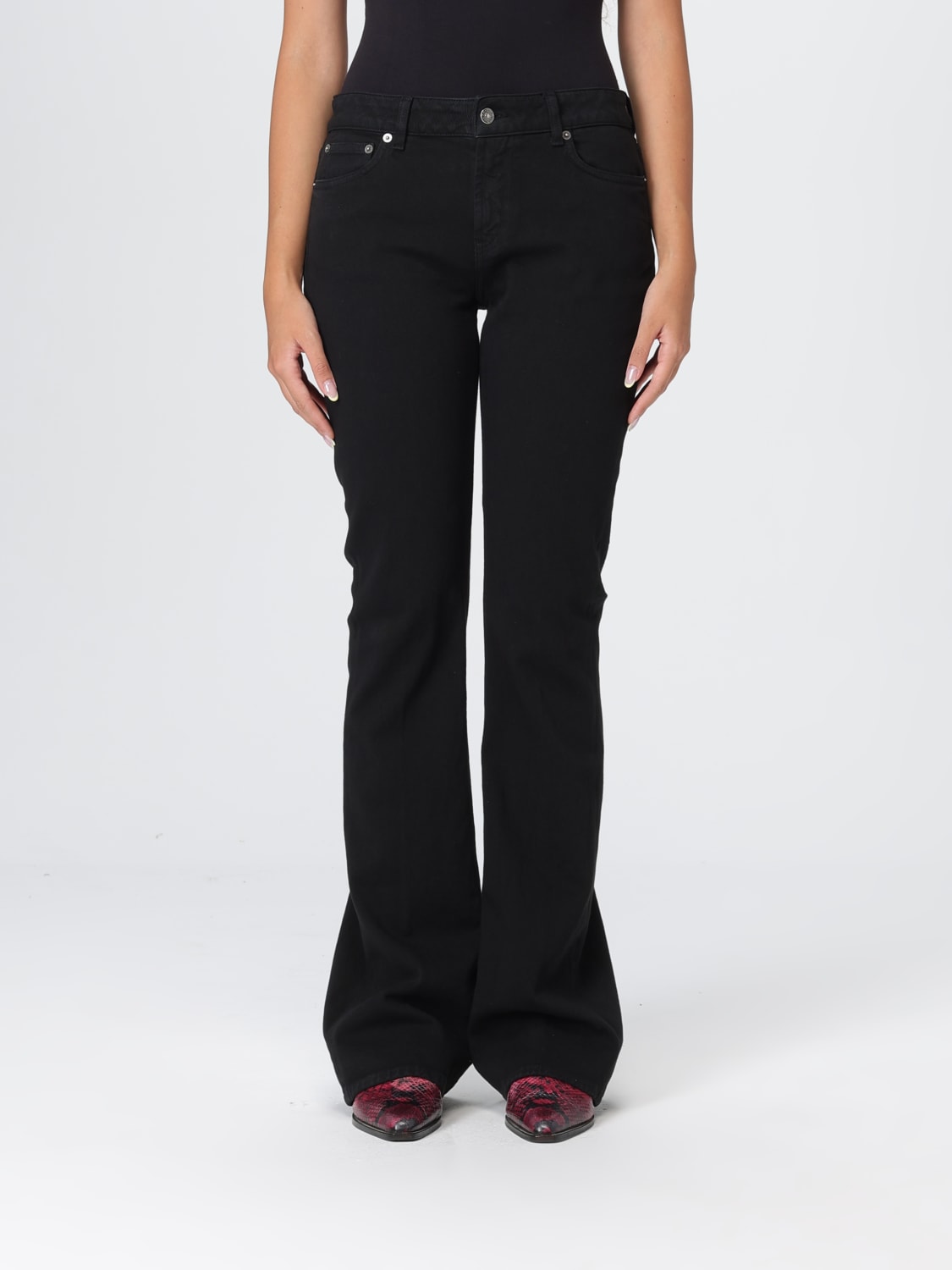 DONDUP JEANS: Pantalon femme Dondup, Noir - Img 1