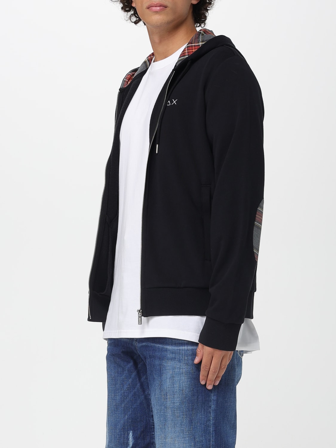 SUN68 FELPA: Felpa con cappuccio e logo SUN68, Nero - Img 3