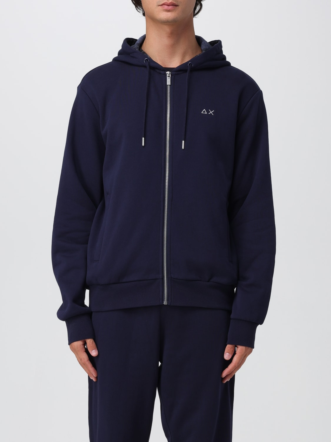 SUN68 SWEATSHIRT: Sweatshirt herren SUN68, Navy - Img 1