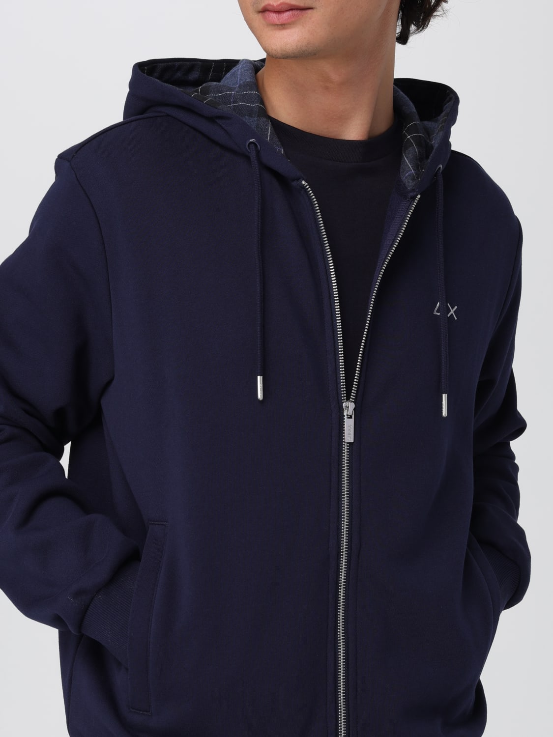 SUN68 SWEATSHIRT: Sweatshirt herren SUN68, Navy - Img 4