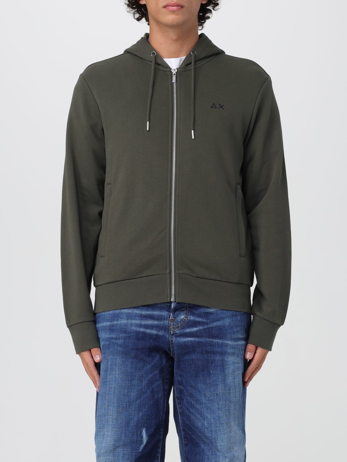 SUN68 SWEATSHIRT: Sweatshirt men SUN68, Military - Img 1