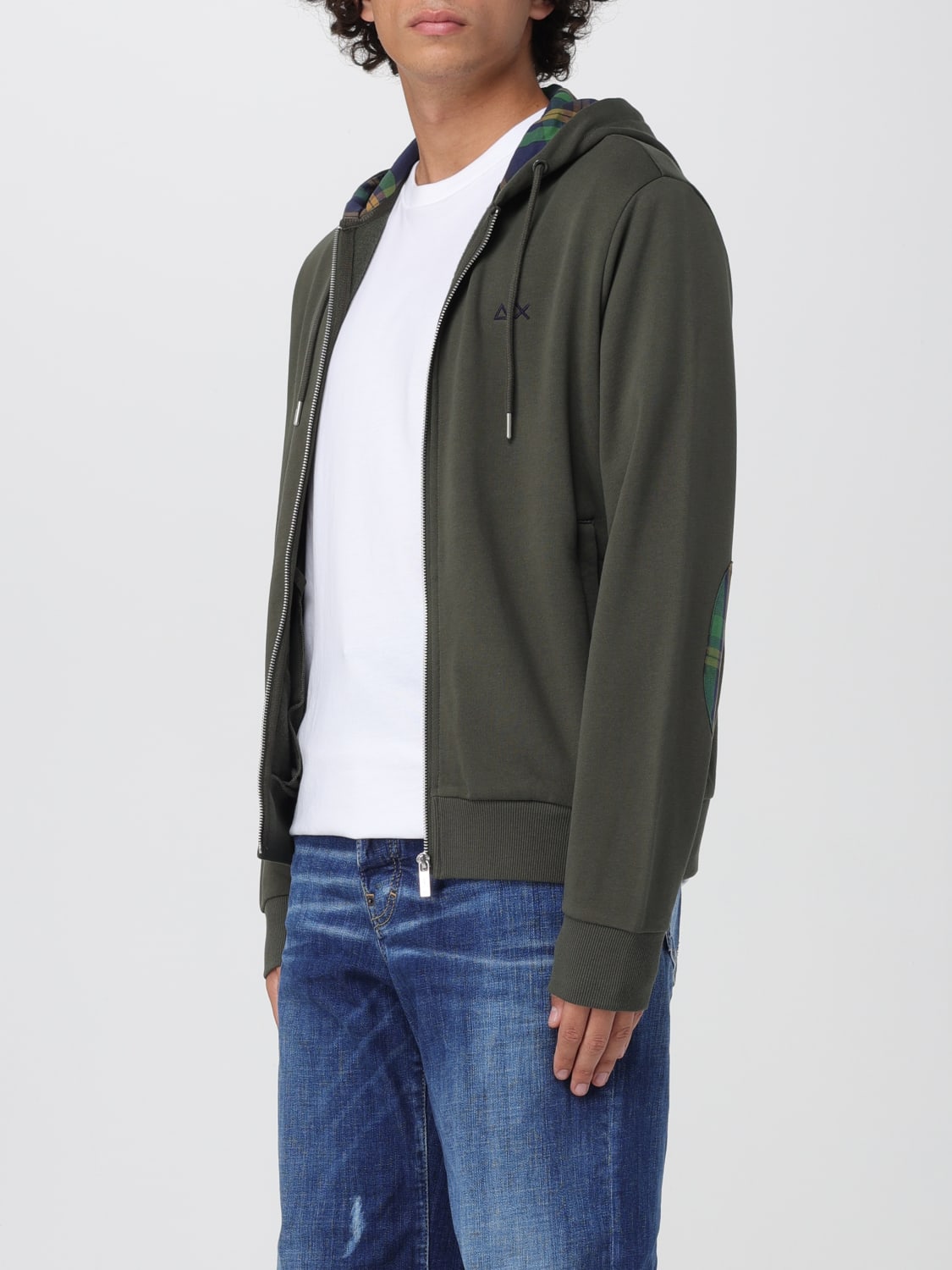 SUN68 SWEATSHIRT: Sweatshirt men SUN68, Military - Img 3