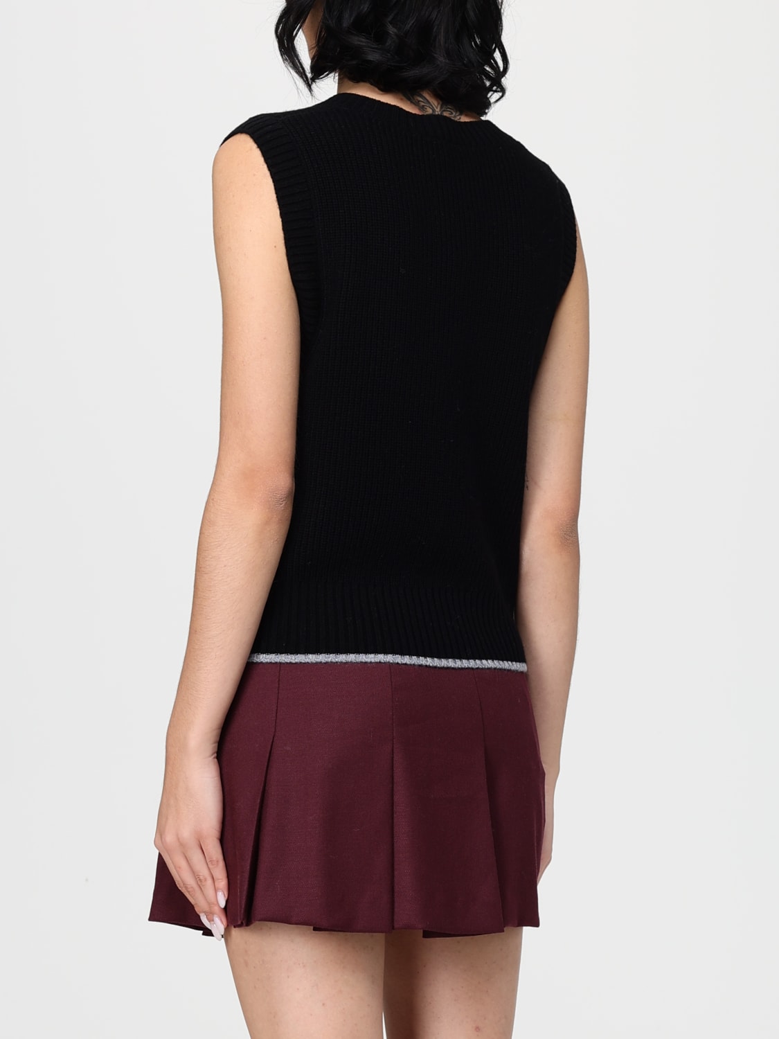 PINKO GILET: Gilet femme Pinko, Noir - Img 2