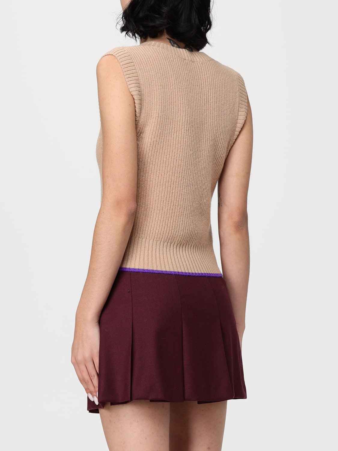 PINKO WESTE: Weste damen Pinko, Beige - Img 2