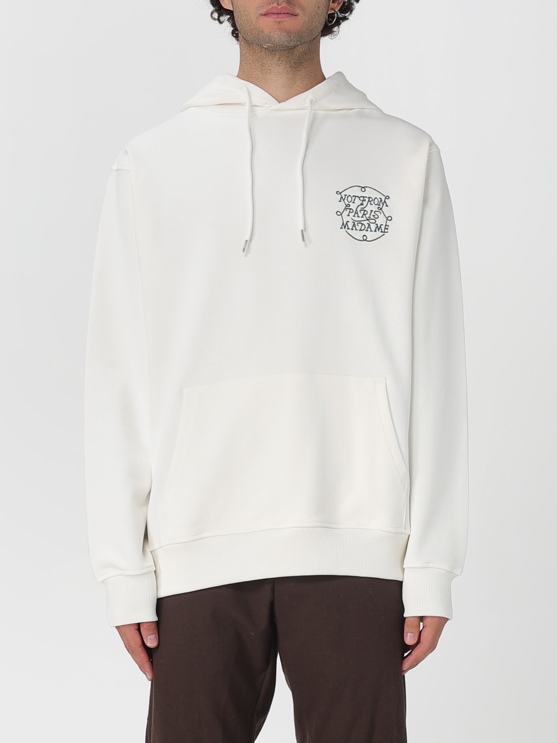 DRÔLE DE MONSIEUR SWEATSHIRT: Sweatshirt men Drôle De Monsieur, White - Img 1