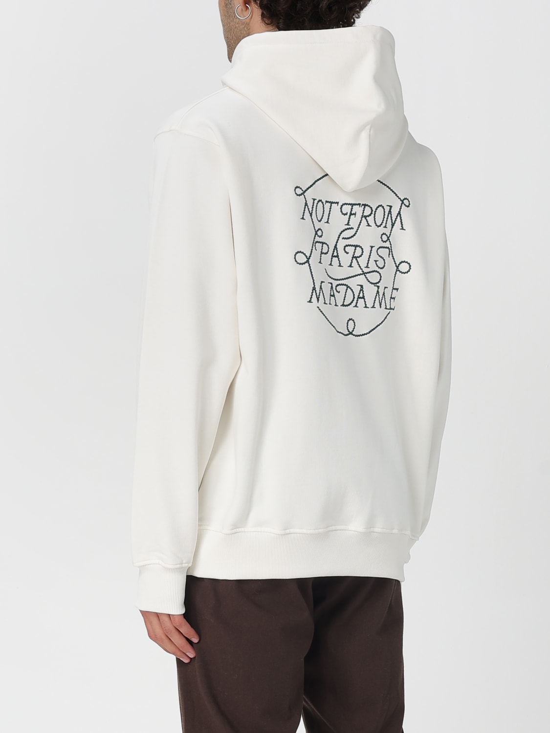 DRÔLE DE MONSIEUR SWEATSHIRT: Sweatshirt men Drôle De Monsieur, White - Img 2