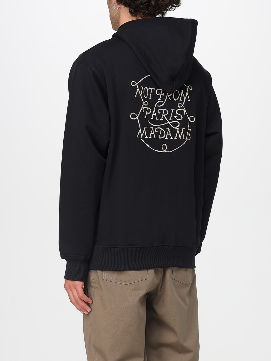 DRÔLE DE MONSIEUR SUDADERA: Sudadera hombre Drôle De Monsieur, Negro - Img 2