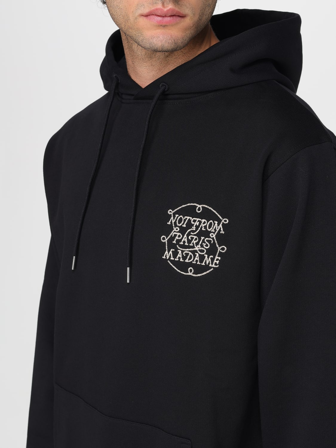 DRÔLE DE MONSIEUR SUDADERA: Sudadera hombre Drôle De Monsieur, Negro - Img 3