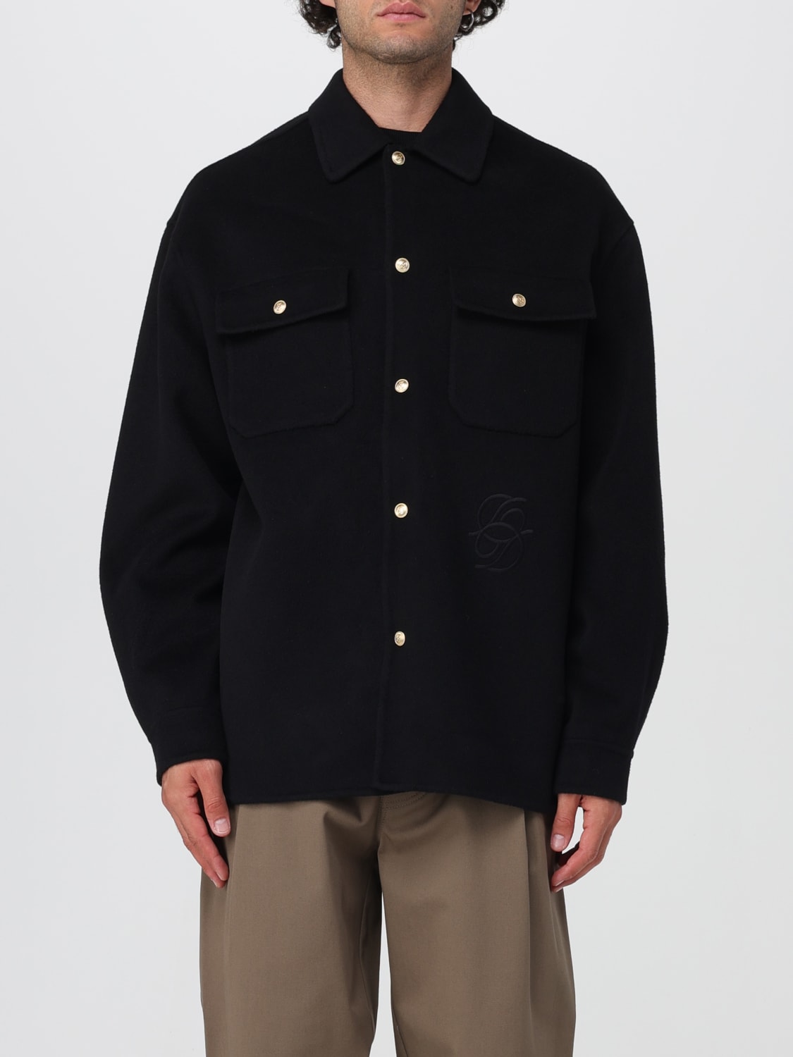 DRÔLE DE MONSIEUR JACKET: Shirt men Drôle De Monsieur, Black - Img 1