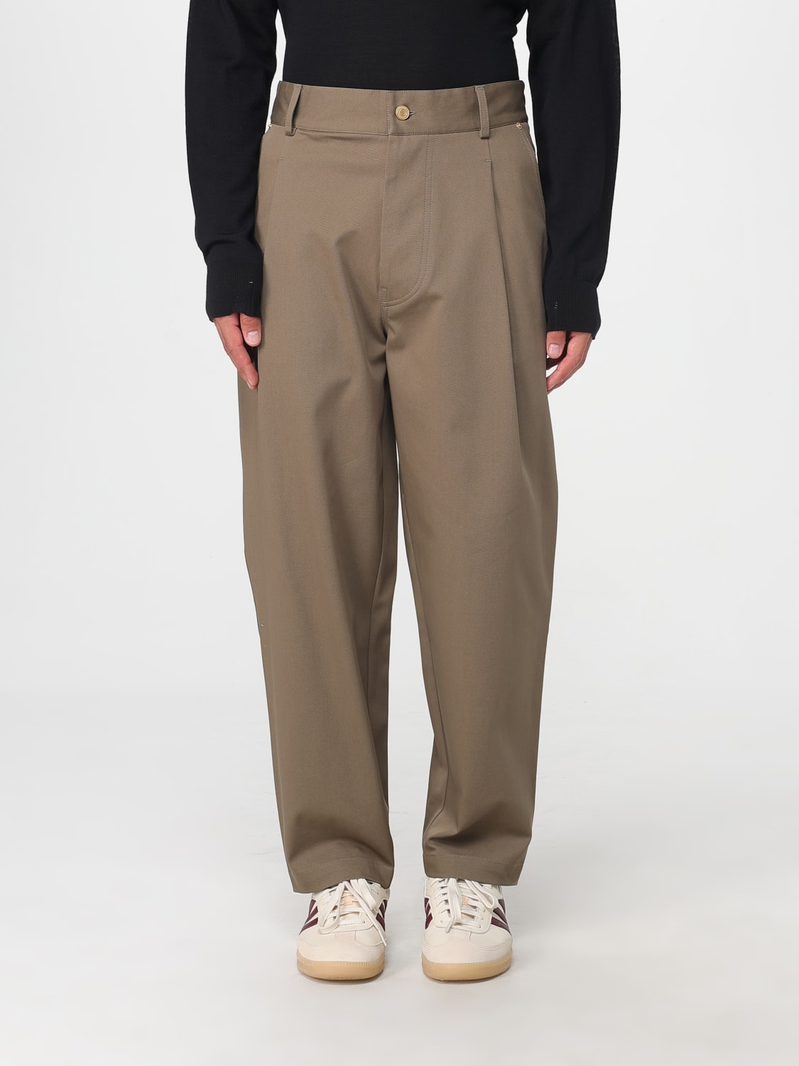 DRÔLE DE MONSIEUR PANTS: Pants men Drôle De Monsieur, Brown - Img 1