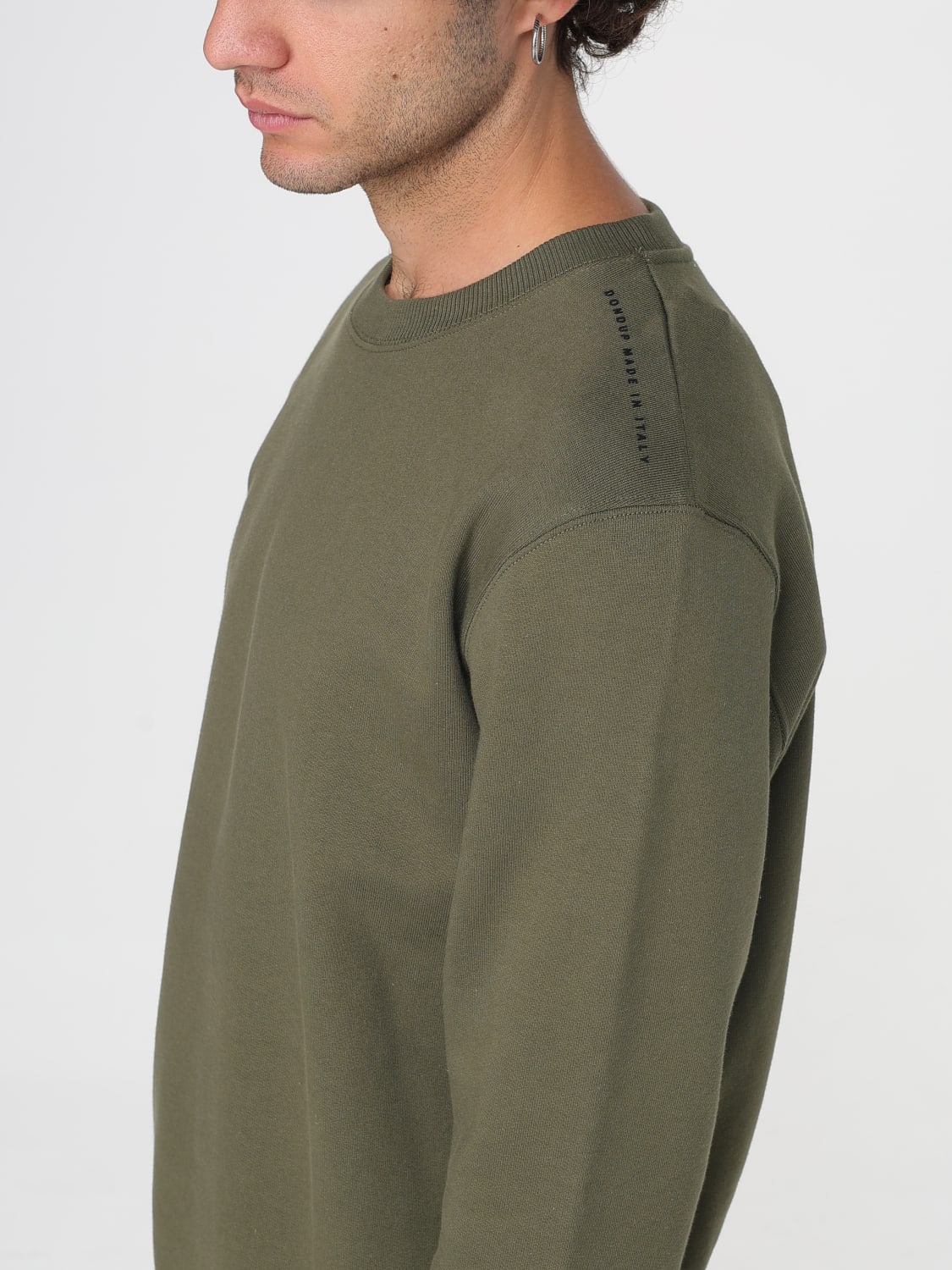 DONDUP SWEATSHIRT: Sweatshirt men Dondup, Green - Img 3