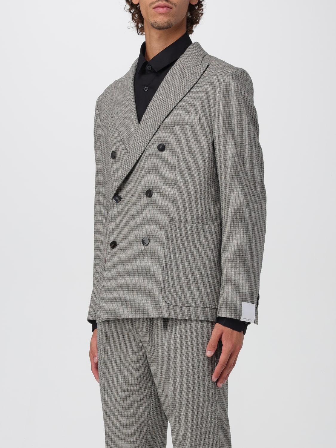 PAOLO PECORA JACKET: Jacket men Paolo Pecora, Beige - Img 4