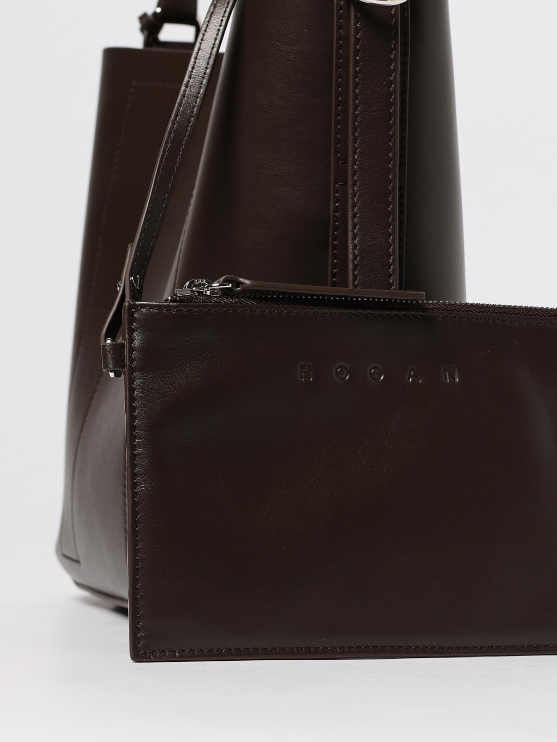 HOGAN SCHULTERTASCHE: Handtasche damen Hogan, Braun - Img 3