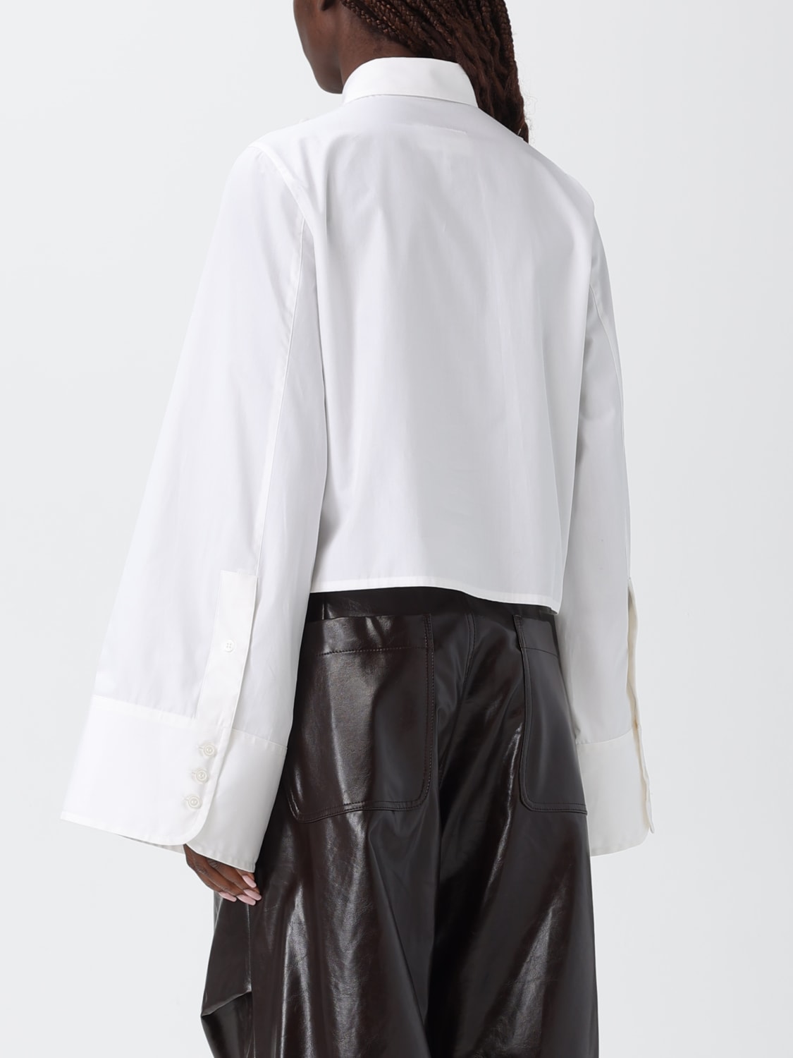 MM6 MAISON MARGIELA HEMDBLUSE: Hemdbluse damen Mm6 Maison Margiela, Weiß - Img 3