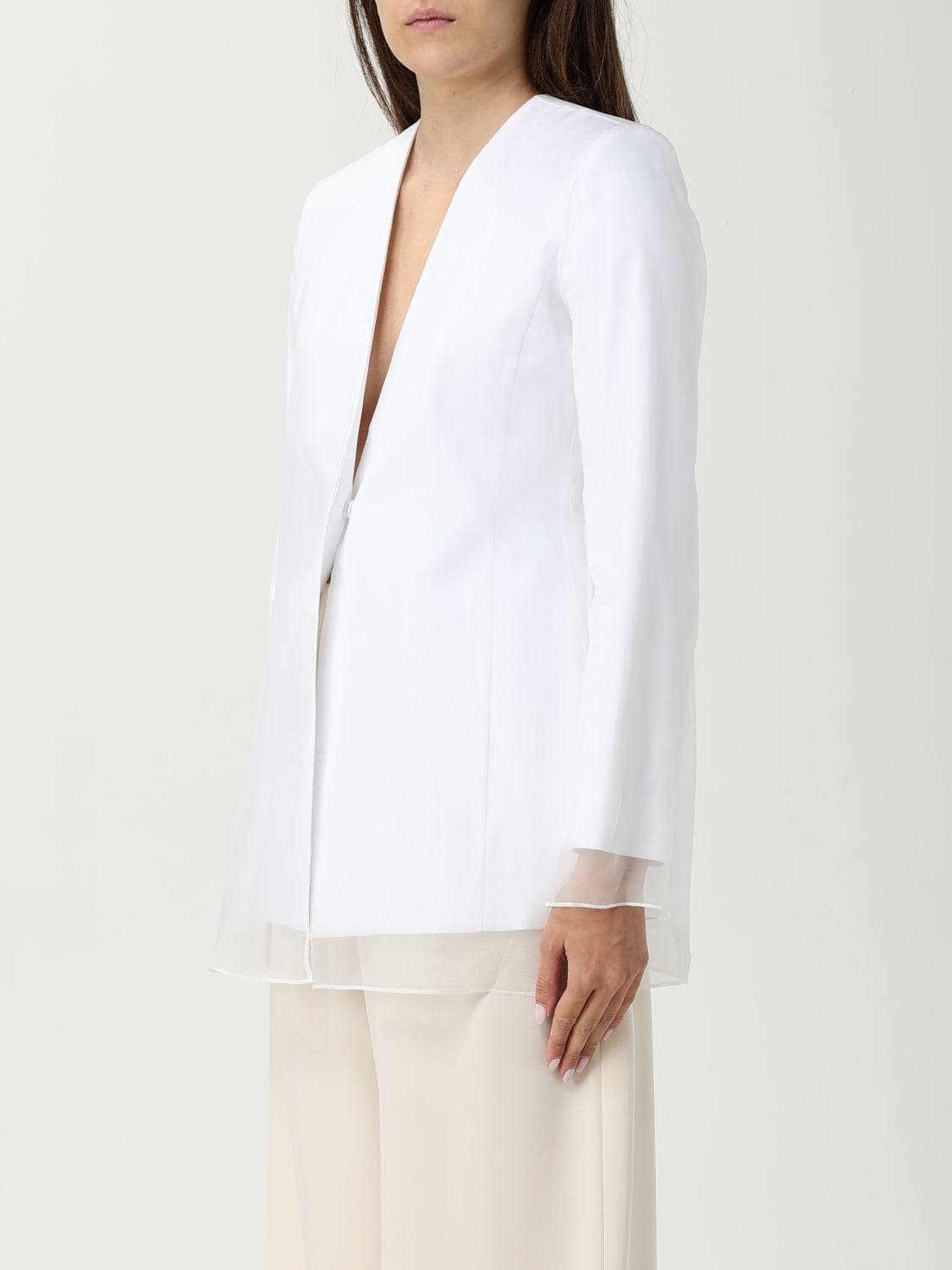 MAX MARA JACKET: Blazer woman Max Mara, White - Img 3