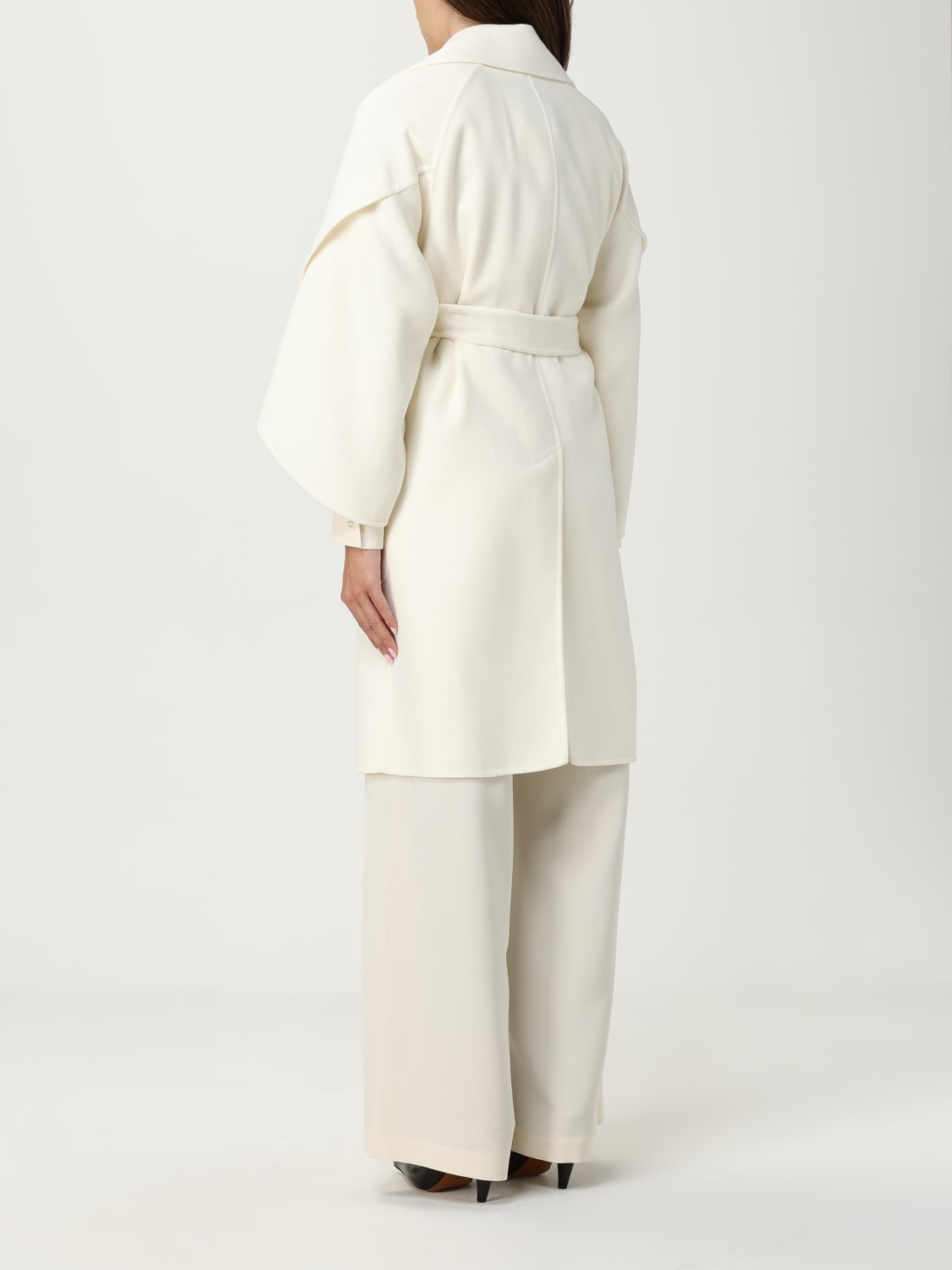 MAX MARA COAT: Coat woman Max Mara, White - Img 3