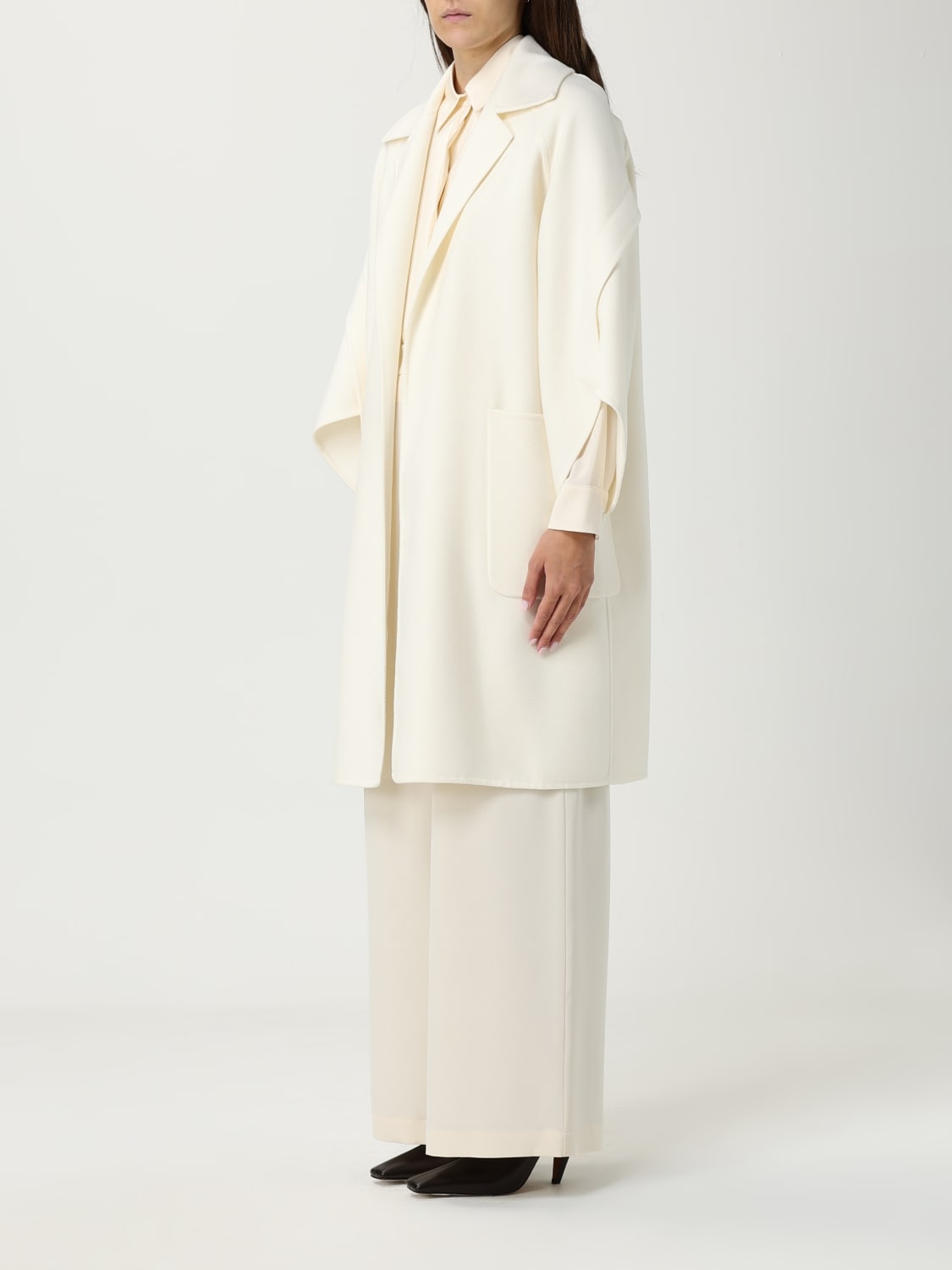 MAX MARA COAT: Coat woman Max Mara, White - Img 4