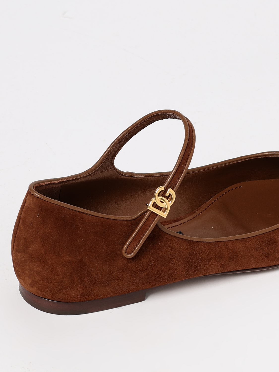 DOLCE & GABBANA BALLERINAS: Schuhe damen Dolce & Gabbana, Braun - Img 4
