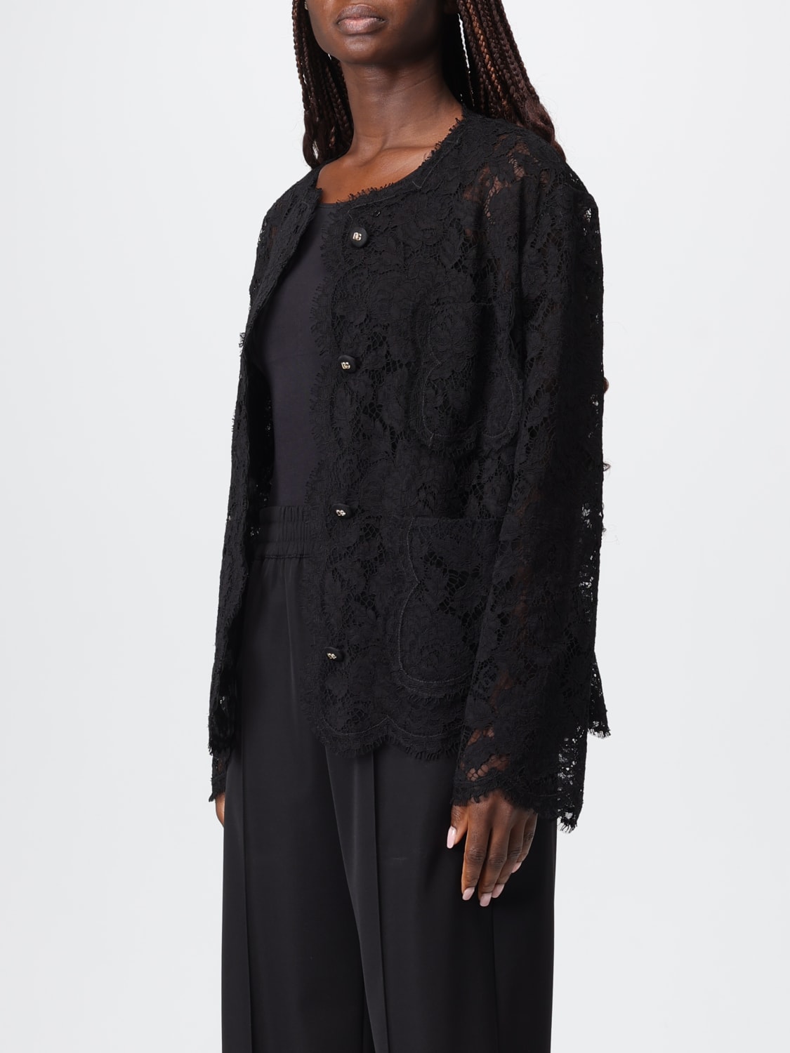 DOLCE & GABBANA JACKET: Blazer woman Dolce & Gabbana, Black - Img 4