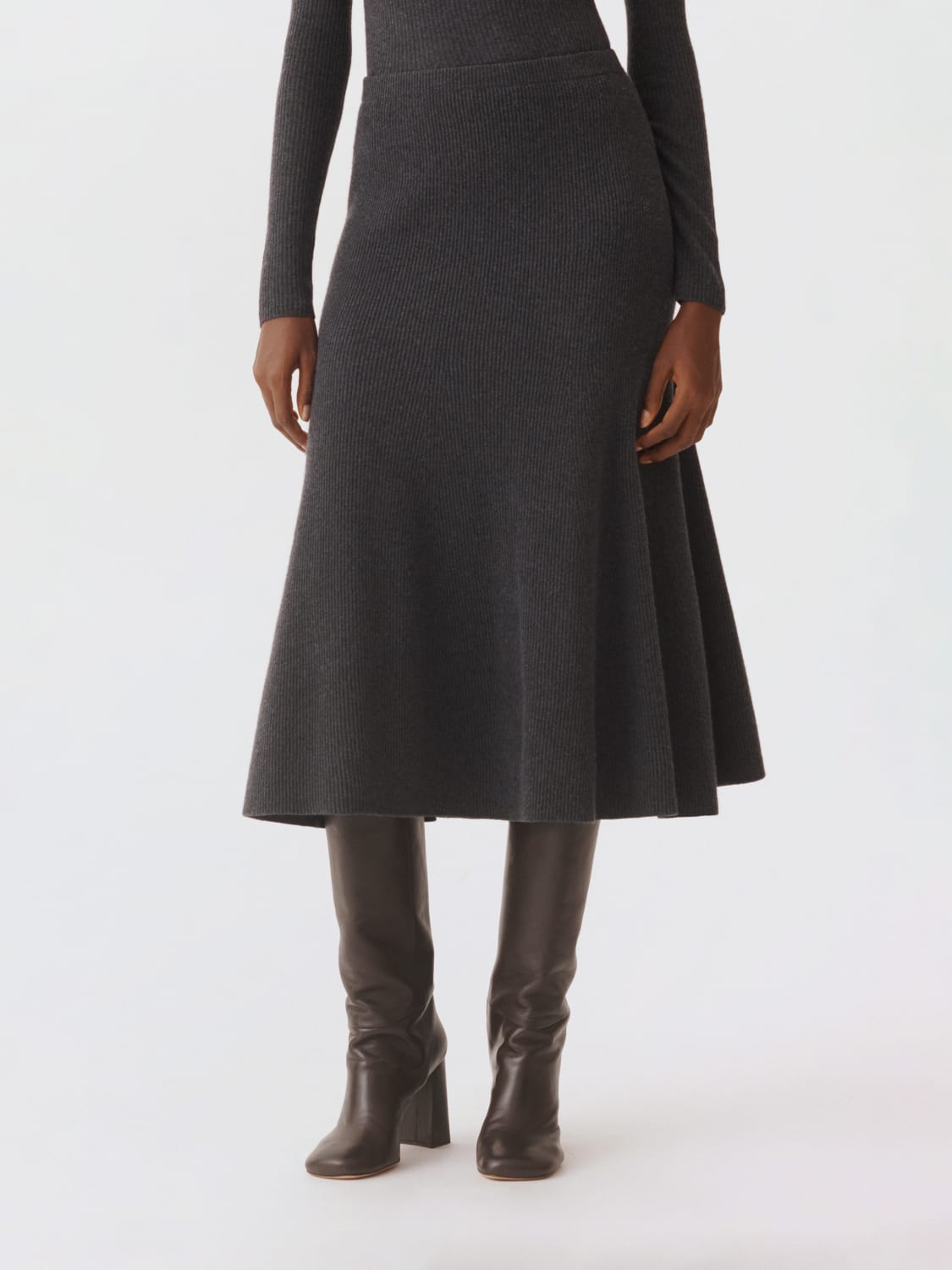 FABIANA FILIPPI FALDA: Falda mujer Fabiana Filippi, Gris - Img 4