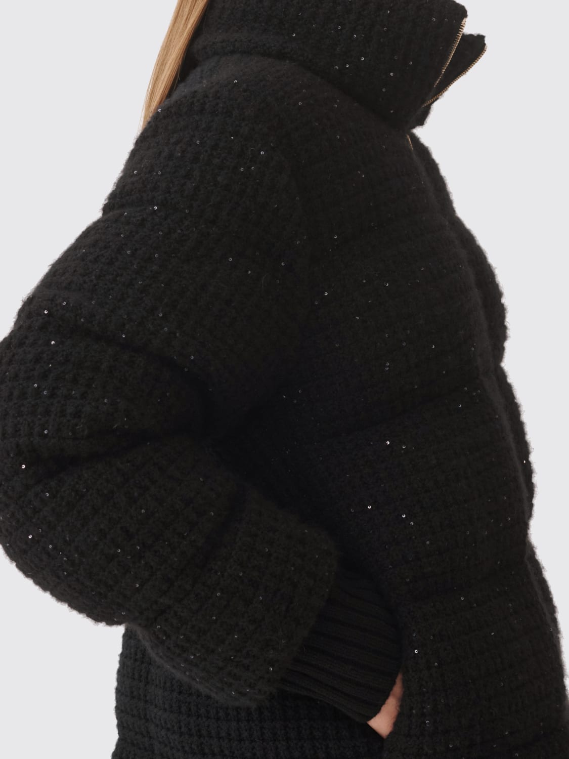 FABIANA FILIPPI JACKET: Coat woman Fabiana Filippi, Black - Img 4