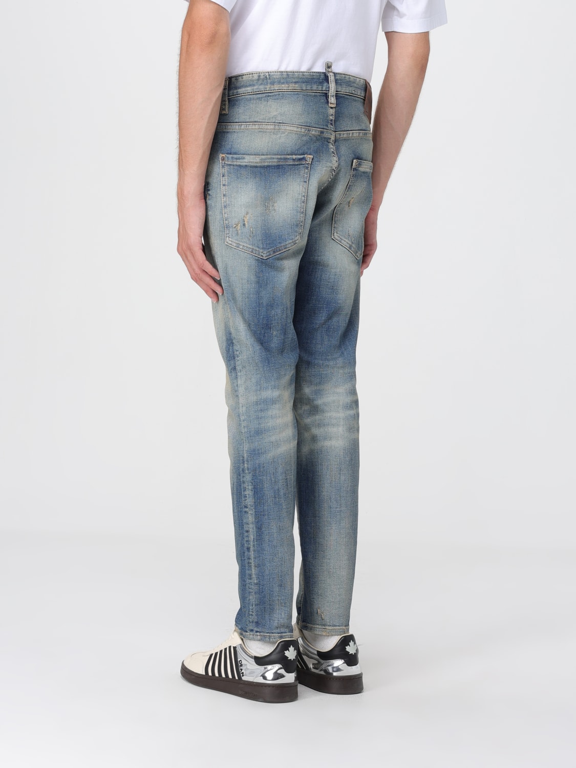 DSQUARED2 JEANS: Jeans hombre Dsquared2, Azul Oscuro - Img 2