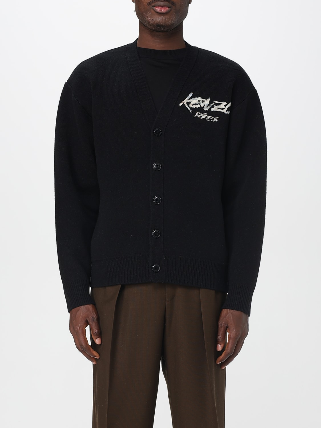 KENZO SWEATER: Cardigan men Kenzo, Black - Img 1