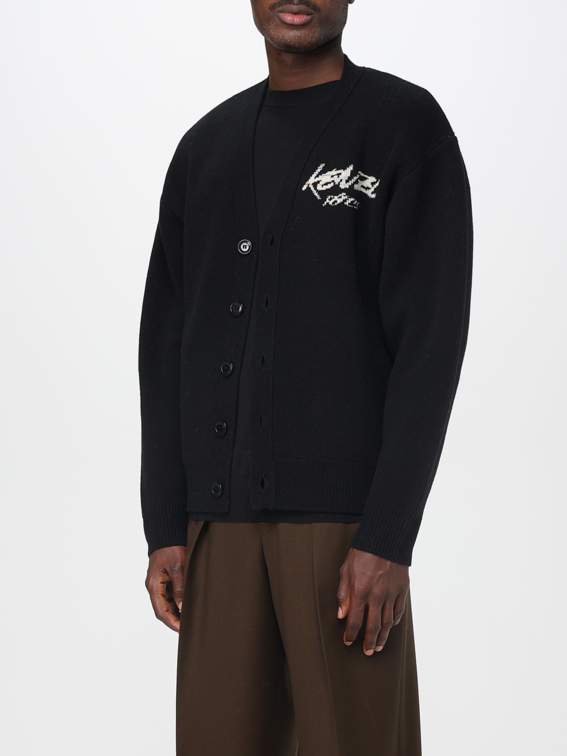 KENZO SWEATER: Cardigan men Kenzo, Black - Img 3