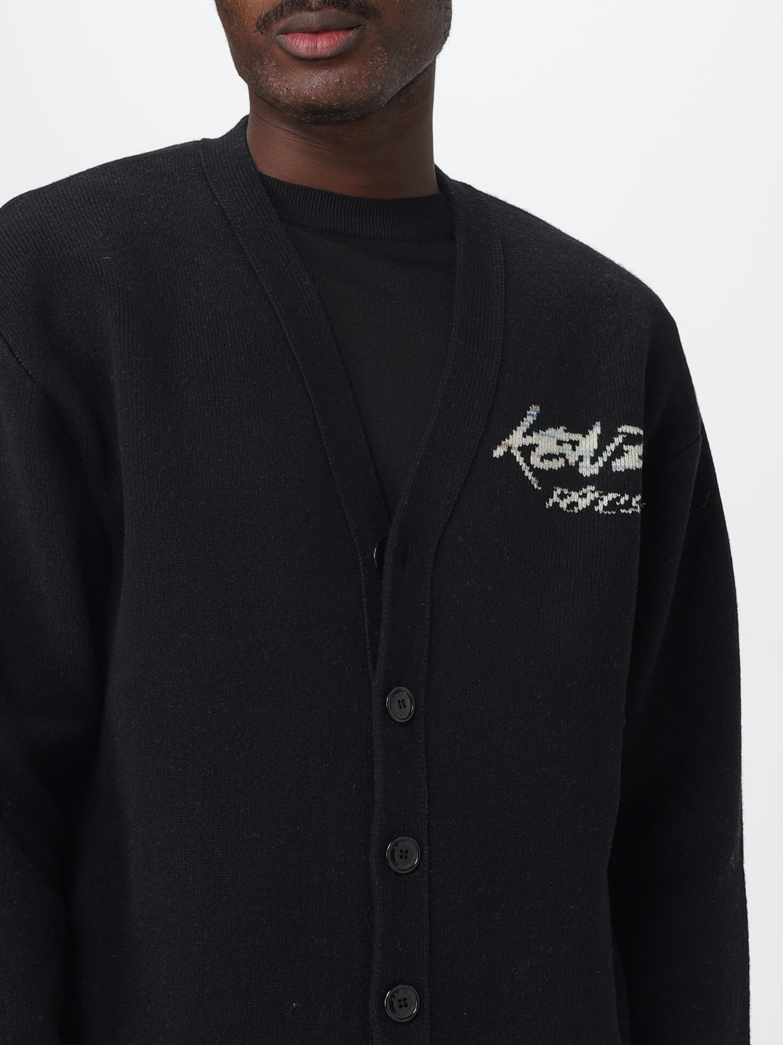 KENZO SWEATER: Cardigan men Kenzo, Black - Img 4
