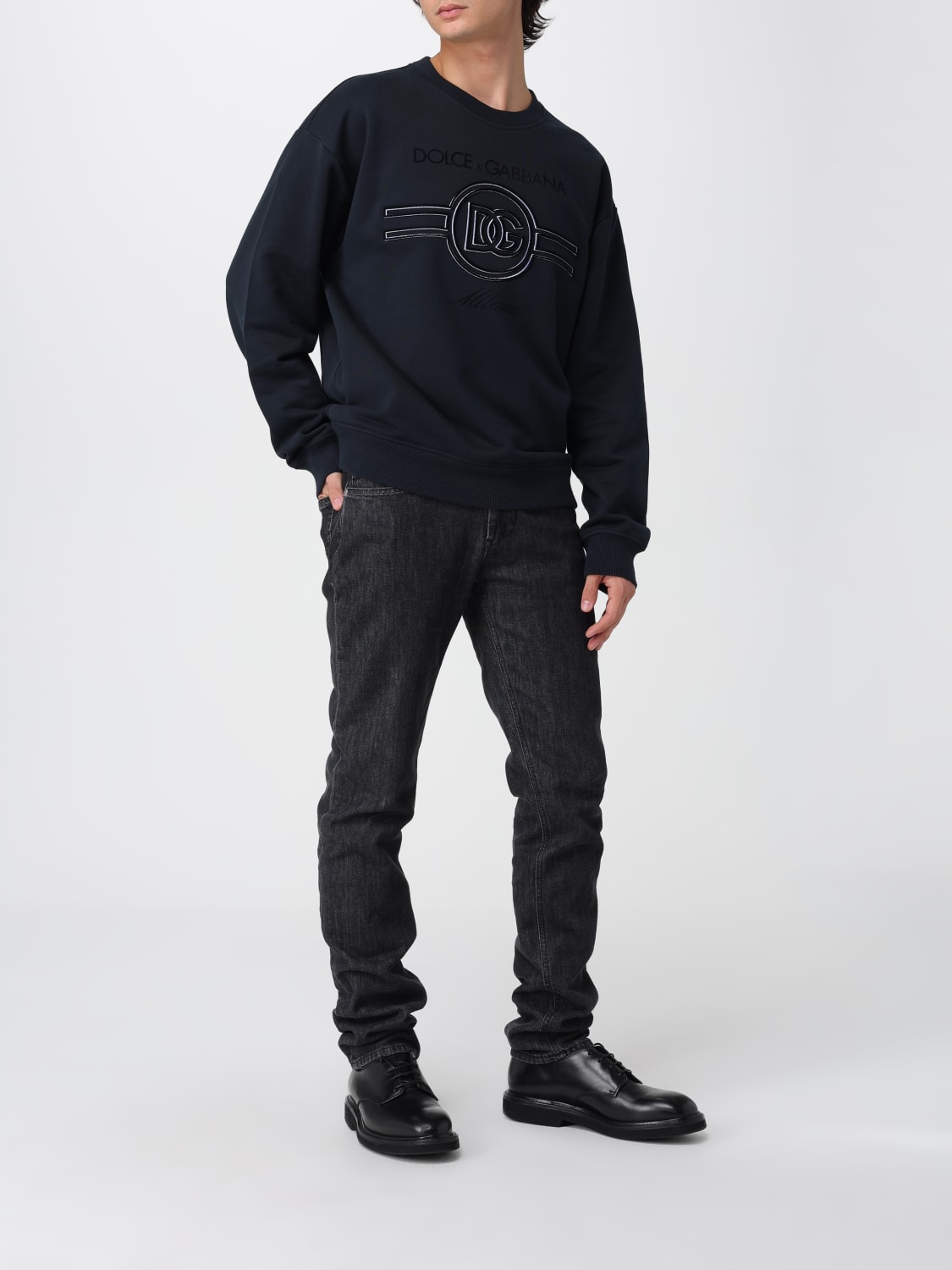 DOLCE & GABBANA SWEATSHIRT: Pullover herren Dolce & Gabbana, Blau - Img 2