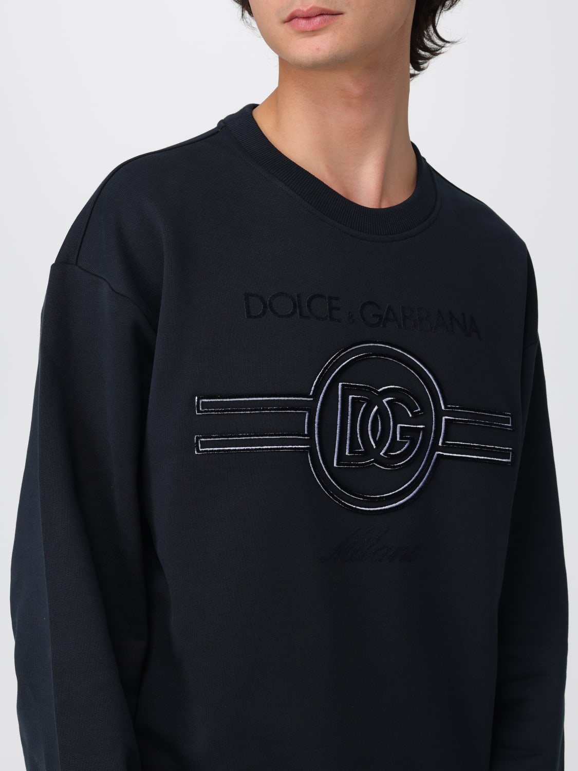 DOLCE & GABBANA SWEATSHIRT: Pullover herren Dolce & Gabbana, Blau - Img 5