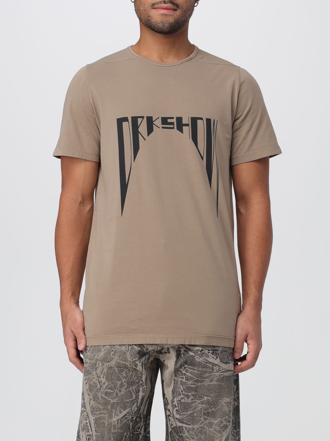 RICK OWENS DRKSHDW T-SHIRT: T-shirt men Rick Owens Drkshdw, Pearl - Img 1