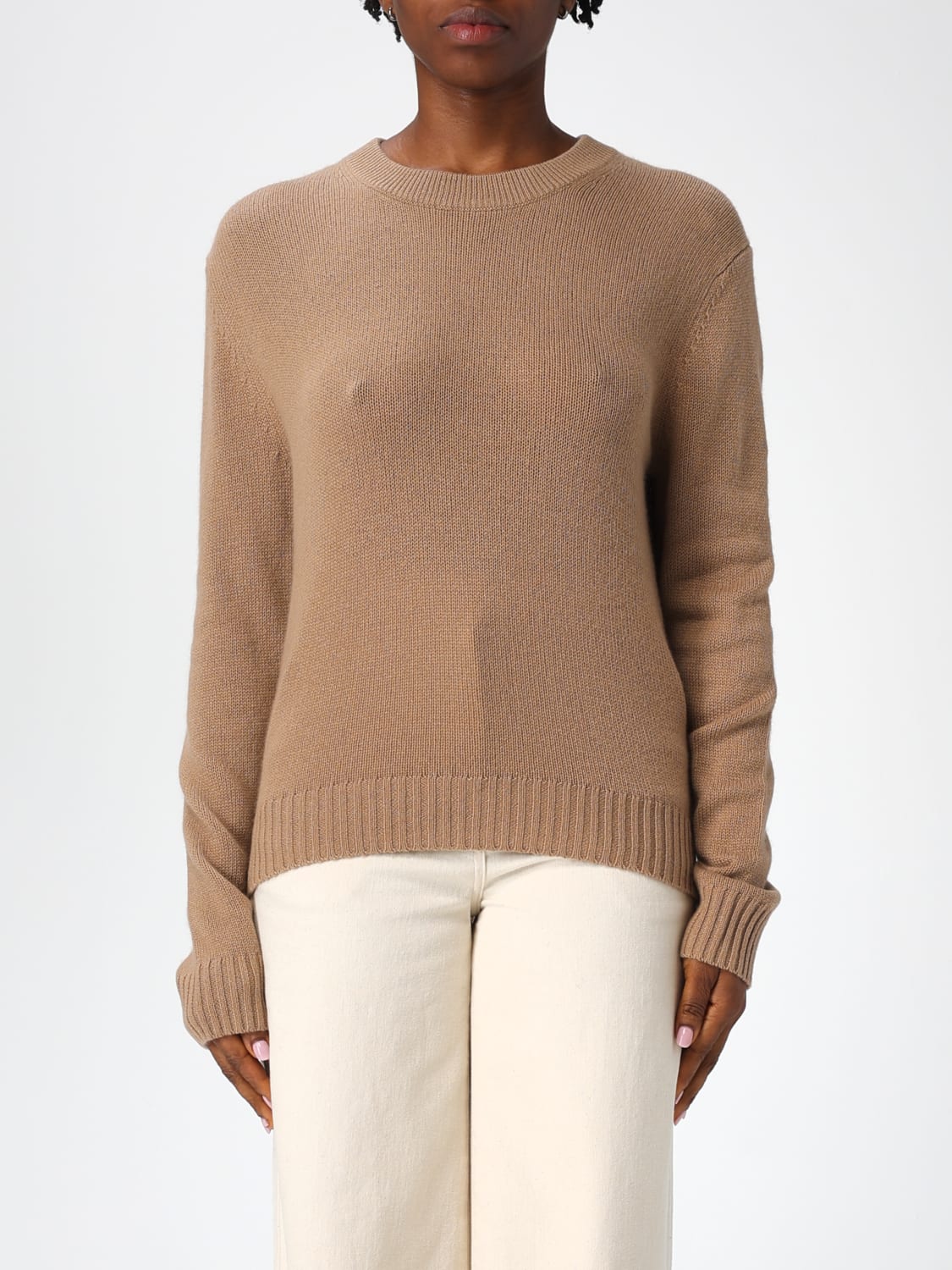 ALLUDE PULLOVER: Sweatshirt damen Allude, Sand - Img 1