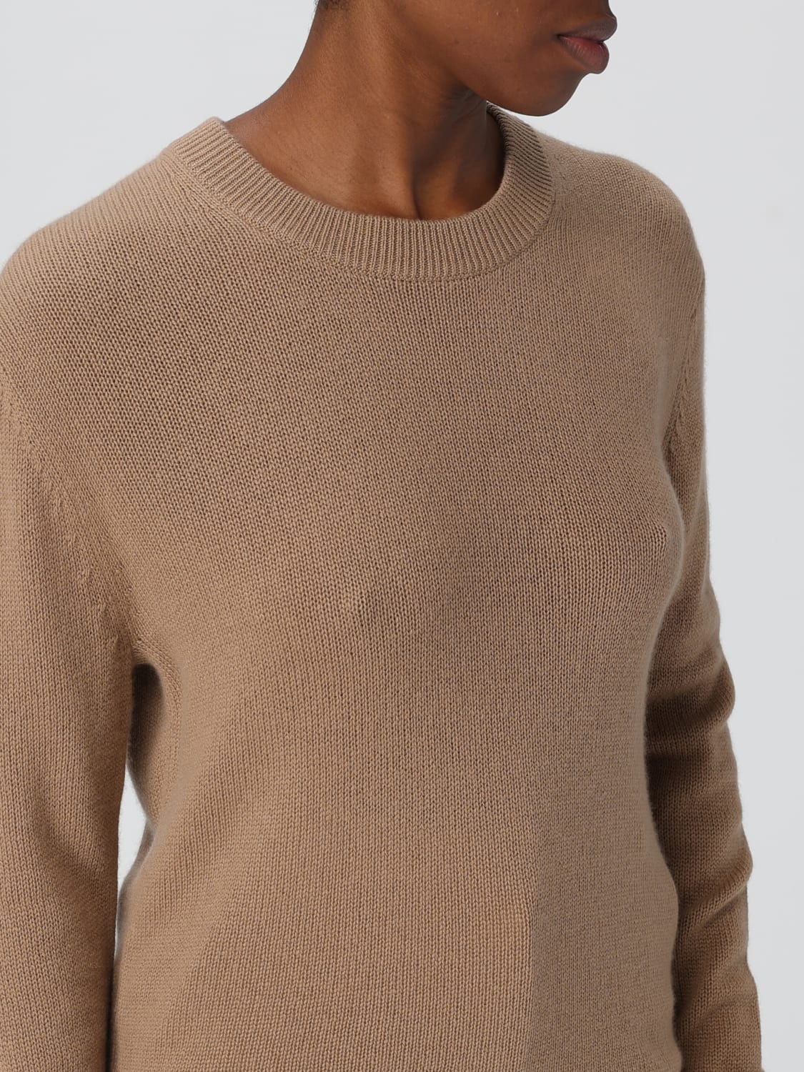 ALLUDE PULLOVER: Sweatshirt damen Allude, Sand - Img 3