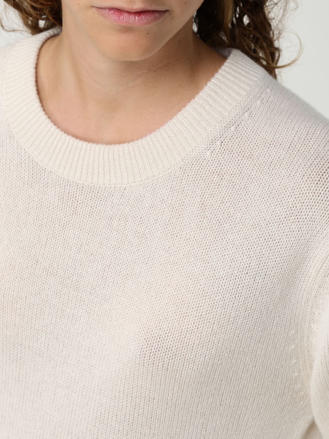 ALLUDE PULLOVER: Sweatshirt damen Allude, Yellow Cream - Img 3