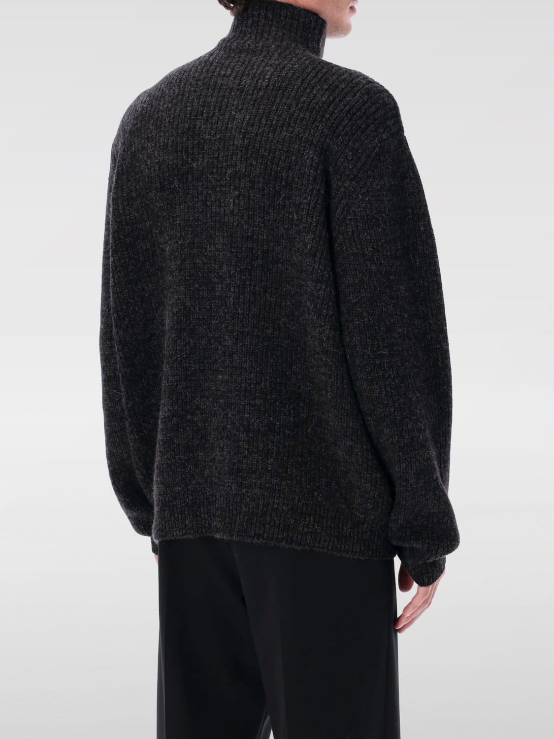 LEMAIRE SWEATER: Sweater men Lemaire, Black - Img 2