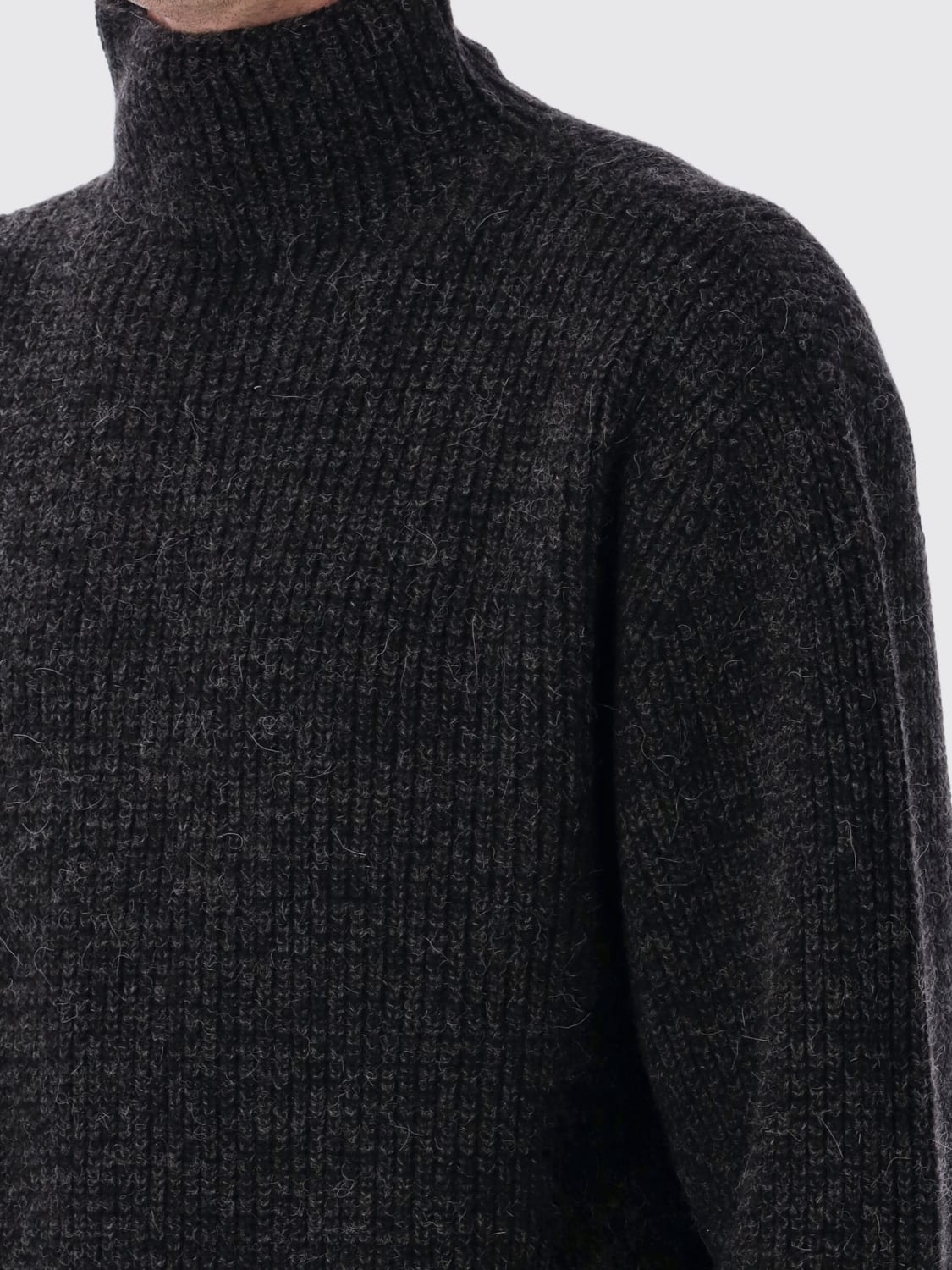LEMAIRE SWEATER: Sweater men Lemaire, Black - Img 3